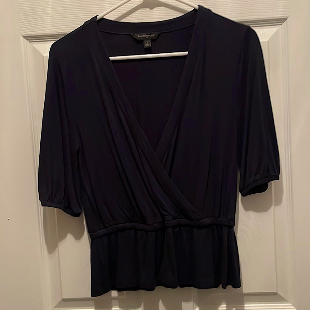 EUC Banana Republic Factory V Neck Blouse